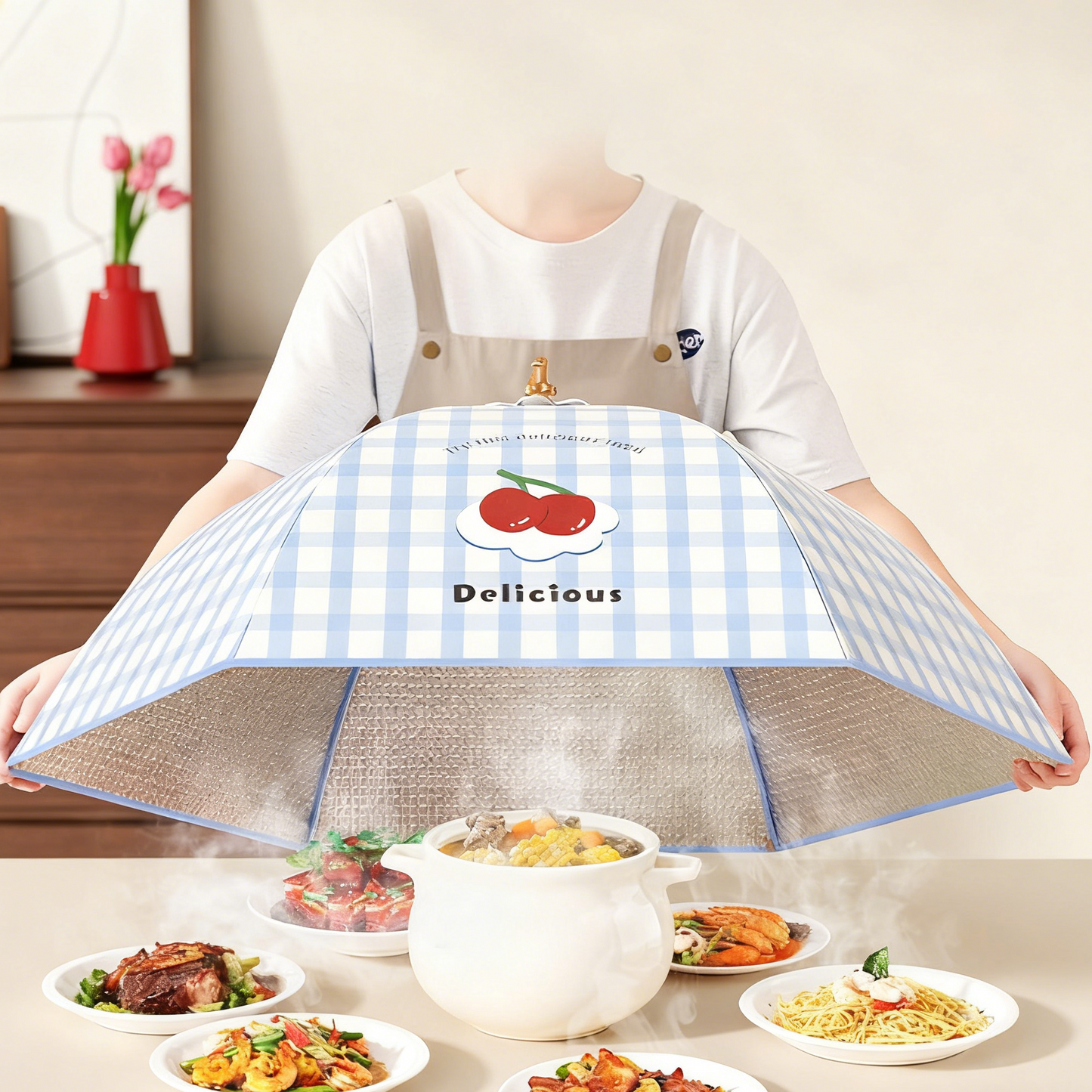 Insulated Food Cover | Keeps Food Warm for Hours
